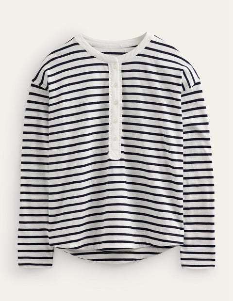 Rosie Stripe T-Shirt Ivory Women Boden