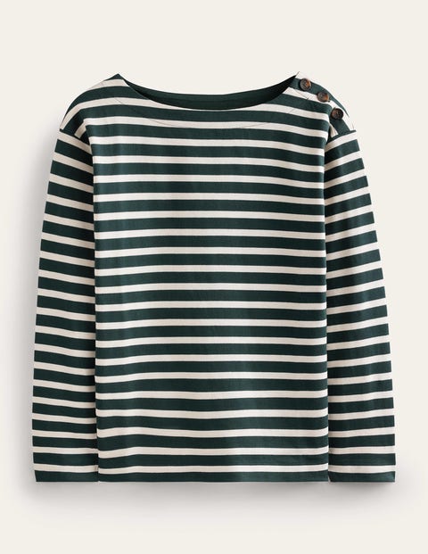 Sophie Breton Top Green Women Boden