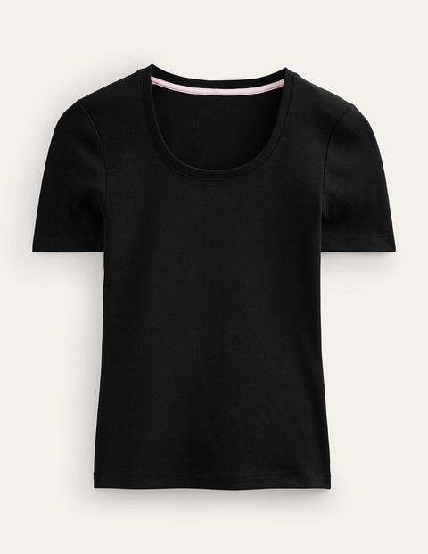 Boden Essential Jersey T-shirt Black Women