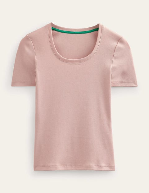 Basic-T-Shirt aus Jersey Damen Boden, Milchshake