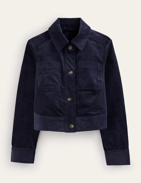 Corduroy Jacket Blue Women Boden