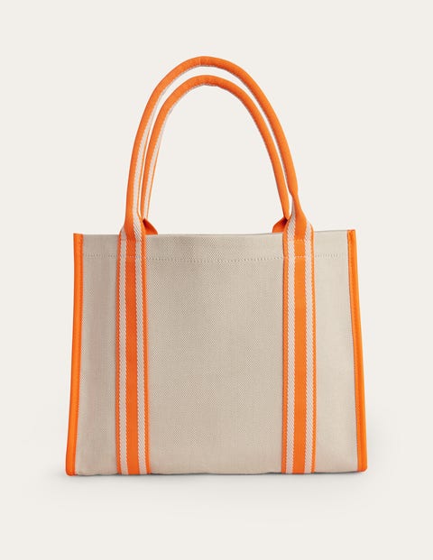 Tilda Canvas Tote Bag - Neon Orange | Boden UK