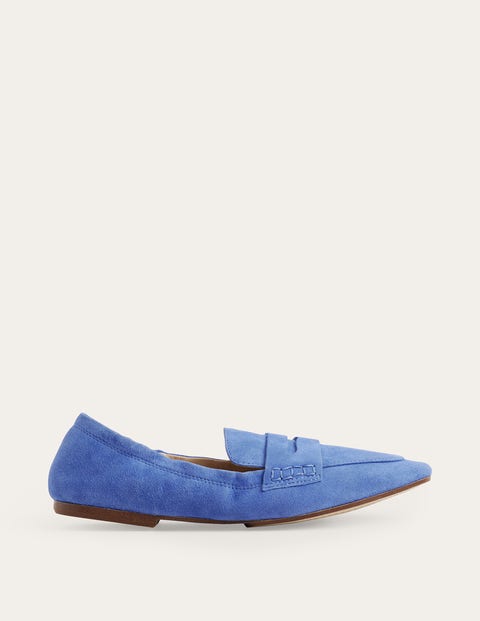 Boden Flexible Sole Loafers China Blue Women