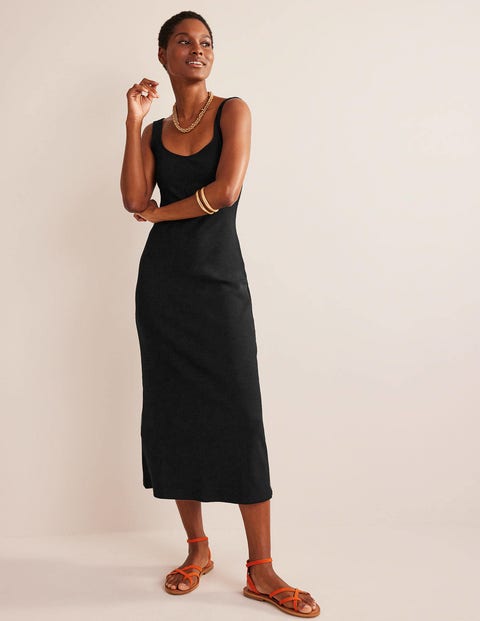 Square Neck Jersey Maxi Dress - Wishupon