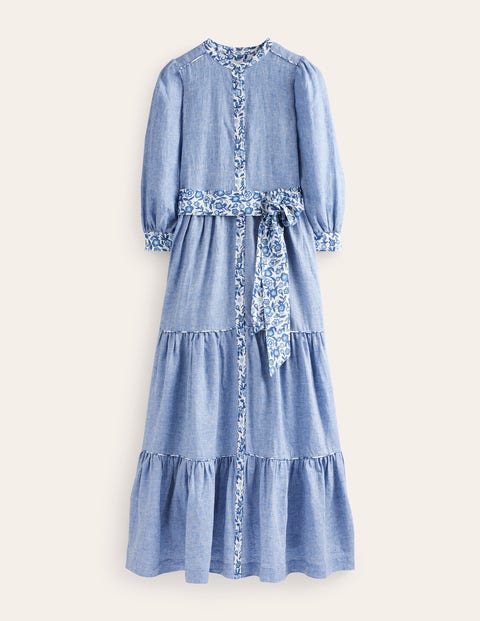 Chambray maxi dress shop