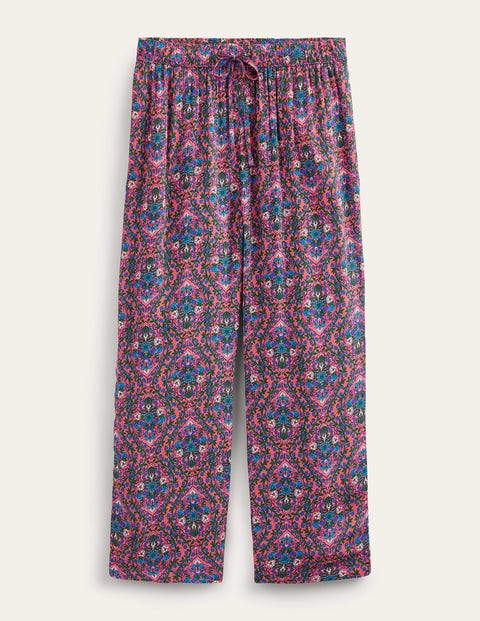 Pull-on Crinkle Trousers Multicouloured Women Boden