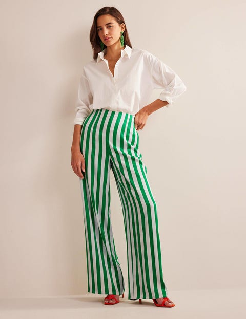 VELVET Pants/ Palazzo Pants/ Wide Leg Pants/ Emerald Green 