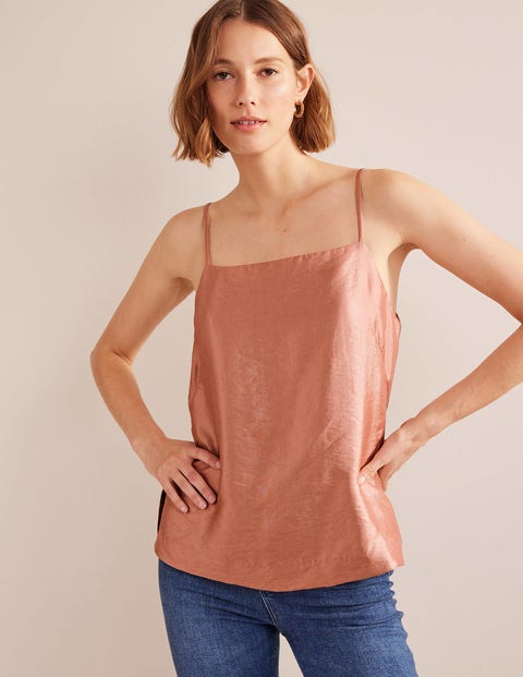 Longerline Cami - Blush | Boden UK