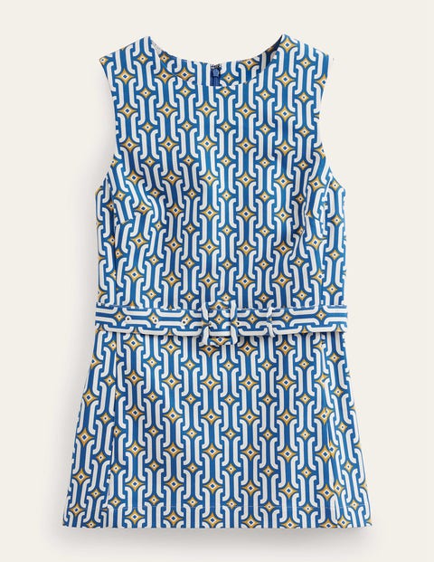 Belted Co-ord Top Blue Women Boden