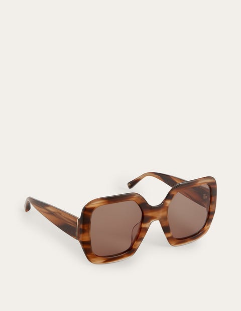 Oversized Brown Sunglasses Brown Women Boden