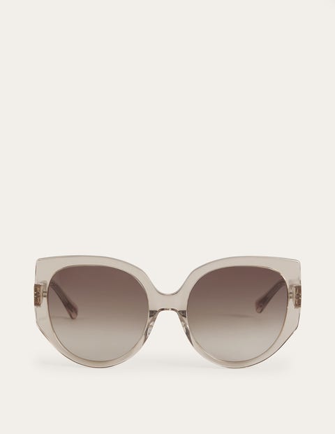 Oversized Cat Eye Sunglasses Crystal Taupe Women Boden