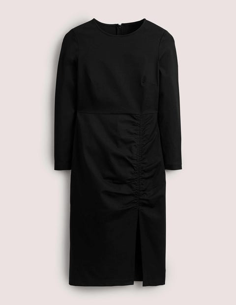 Säulen-Midikleid aus Jersey Damen Boden, Schwarz