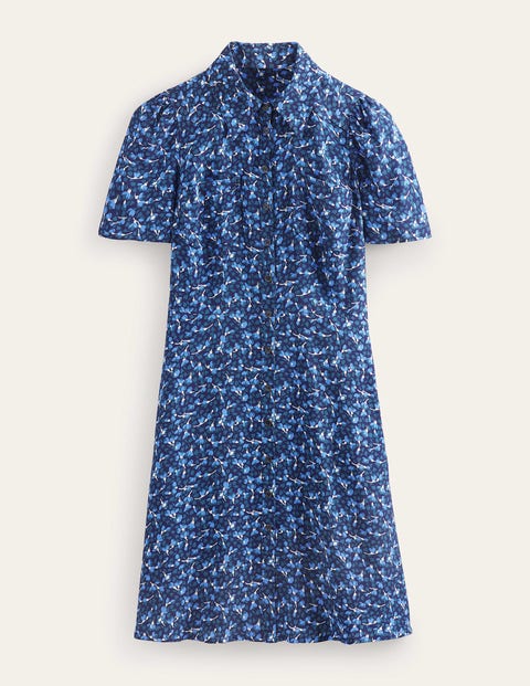 Boden Clara Shirt Dress French Navy, Flora Women