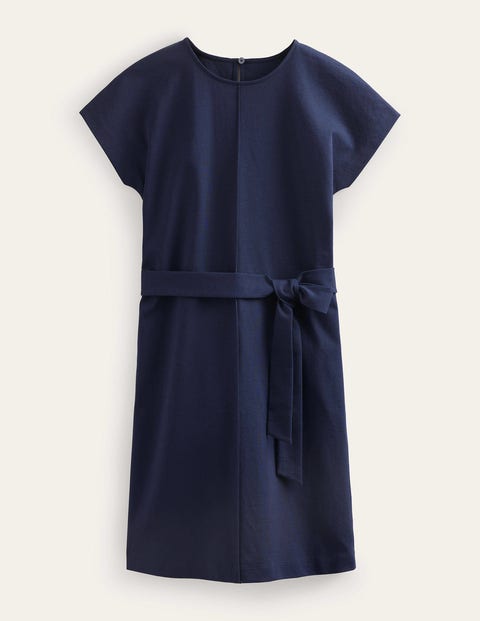 Tara Ponte T-Shirt Dress Blue Women Boden