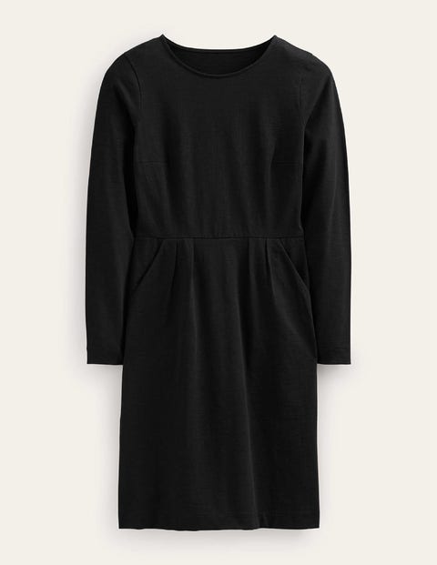 Penelope Jersey Dress Black Women Boden