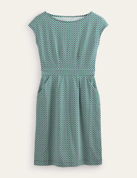 Florrie Jersey Dress Green Women Boden