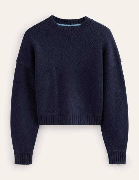 Brushed Cropped Sweater