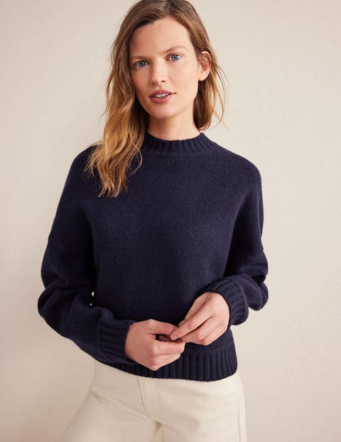 Brushed Cropped Sweater