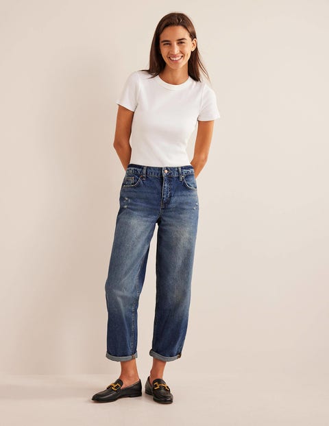 Marco Polo Entreprenør Gammeldags Boyfriend Jeans - Light Vintage | Boden US