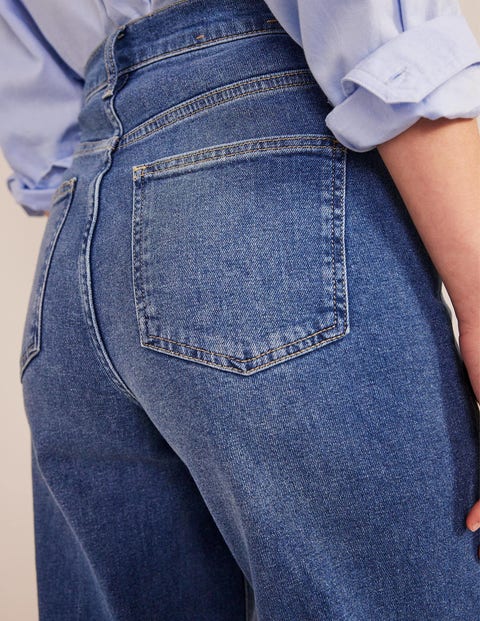 Full Length Straight Jeans - Mid Vintage | Boden US