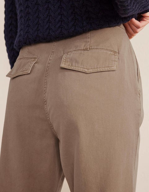 Casual Cotton Pants - COGNAC