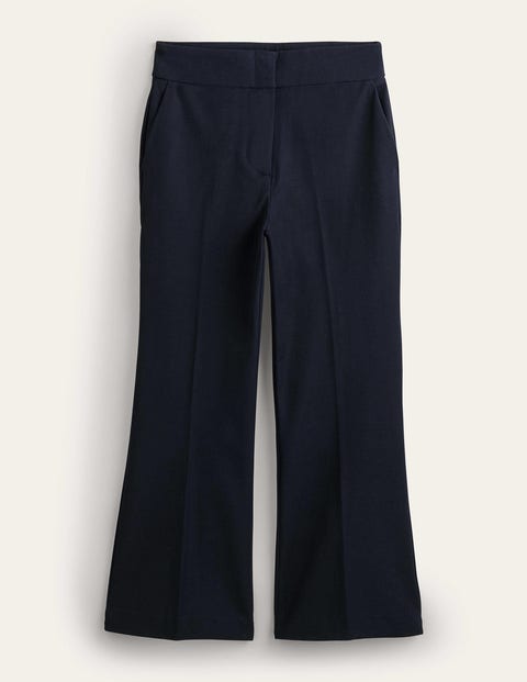 Stretch mini flare trousers - Col. Purple