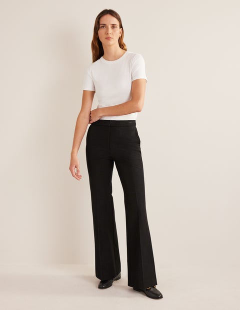 Islington Wide Leg Pants - Black