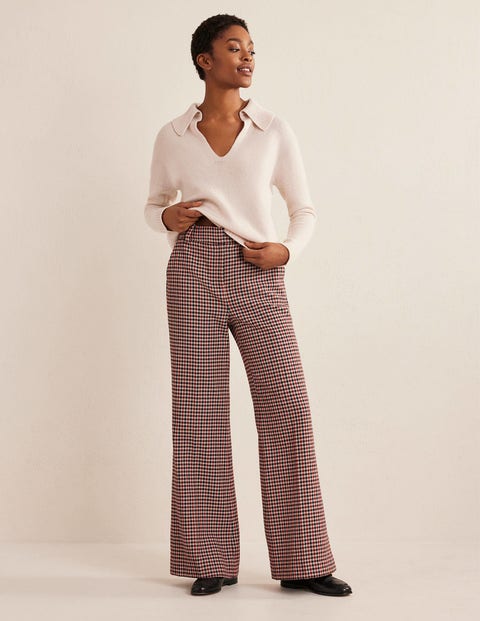 Hampshire PonteHose  Wide leg trousers Ponte fabric Work wear women