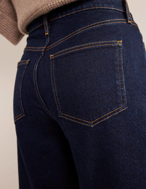 Turn-up Jeans - Indigo | Boden UK
