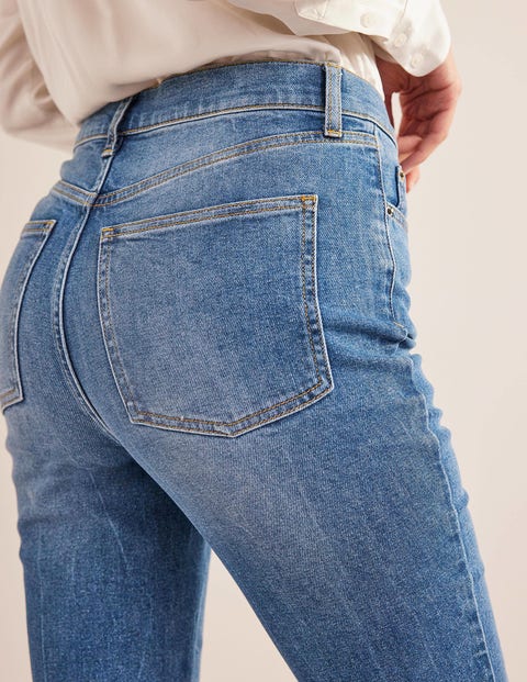 High Rise Flare Jeans - Mid Vintage | Boden EU