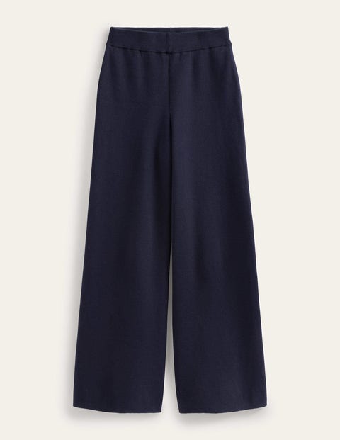 Jacquard Trousers Blue Women Boden