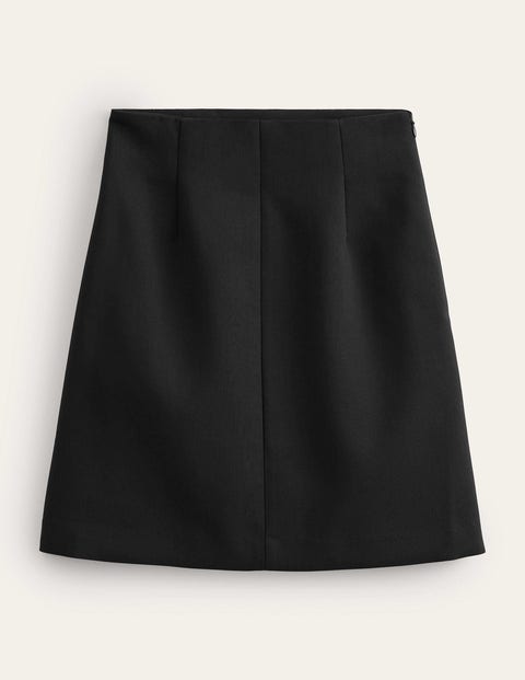 Bi-stretch Mini Skirt - Black
