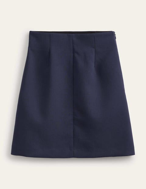 Bi-stretch Mini Skirt - Navy | Boden UK
