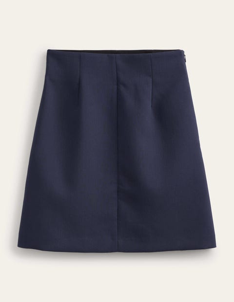 Minirock mit 2-Wege-Stretch Damen Boden, Navy