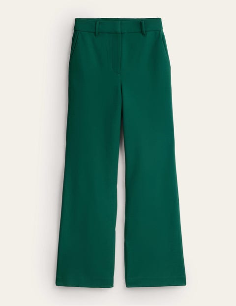 Hampshire Flared Trousers Green Women Boden