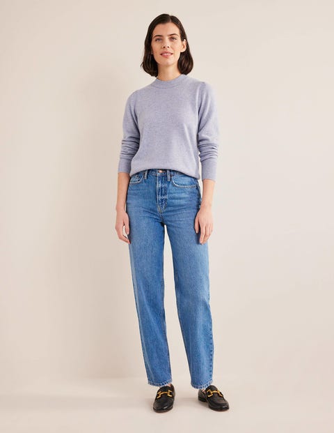 High Rise '90s Tapered Jeans Blue Women Boden, Mid Vintage