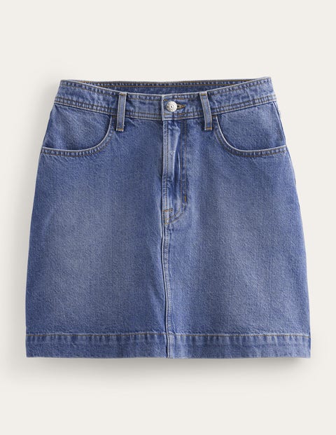 Nell Denim Mini Skirt blue Women Boden