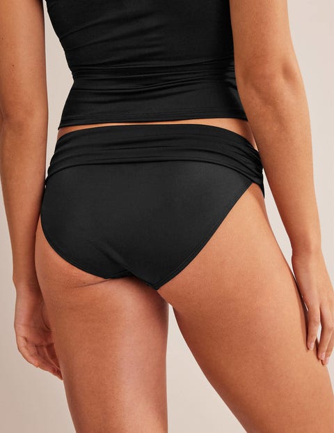 Levanzo Fold Bikini Bottoms Black Boden US