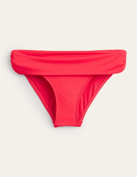 Classic Fold Bikini Bottoms Red Women Boden