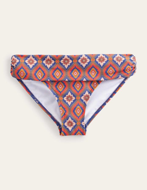 Classic Fold Bikini Bottoms Orange Women Boden