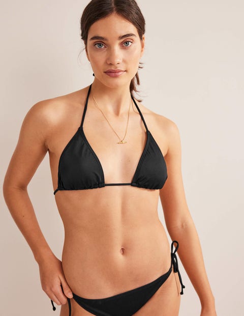 Haut de bikini Symi avec liens - Noir