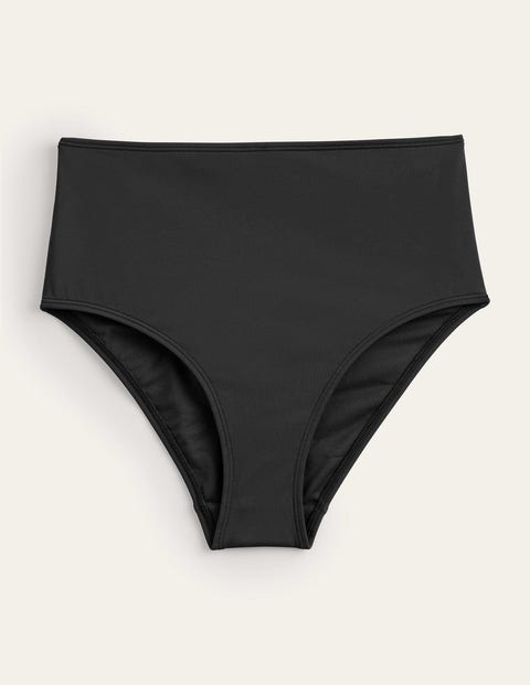 Hoch geschnittene Bikinihose Damen Boden