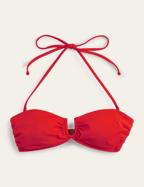 U Bar Bikini Top Red Women Boden