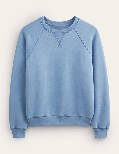 Relaxed Raglan Sweatshirt - Captains Blue