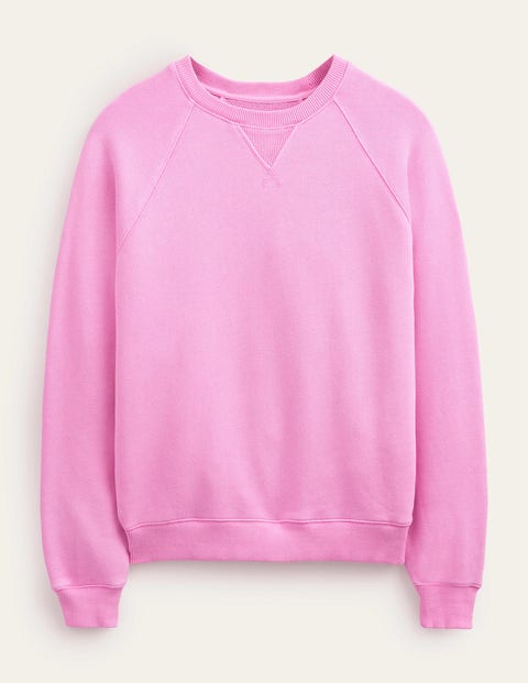 Relaxed Raglan Sweatshirt Pink Women Boden
