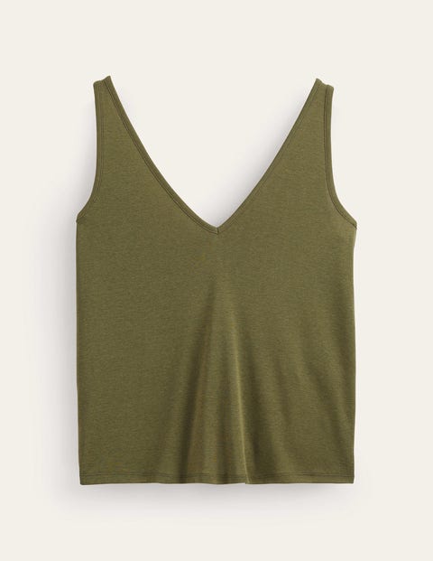 Soft Touch Vest Green Women Boden