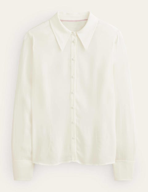 Fitted Workwear Shirt White Women Boden