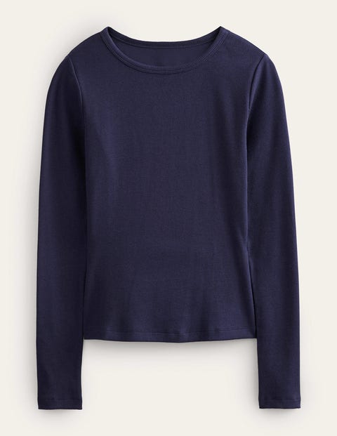 Perfect Long Sleeve T-Shirt - Black | Boden US