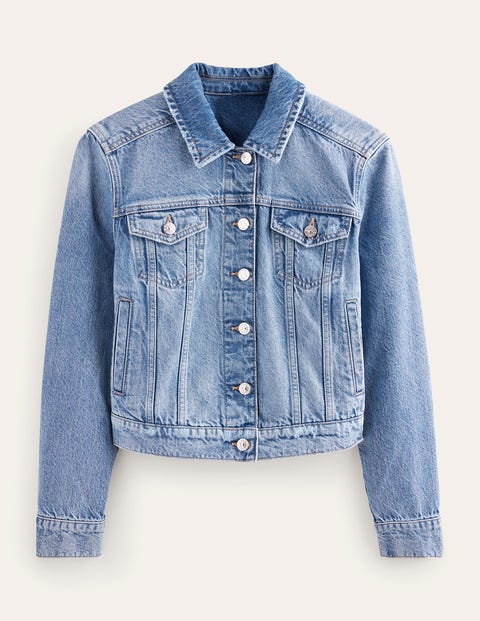 Rigid Denim Jacket blue Women Boden