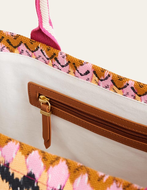 Produktbild von Biyejit Canvas Tragetasche Dackel Design - 42x34cm Baumwolle Einkaufstasche